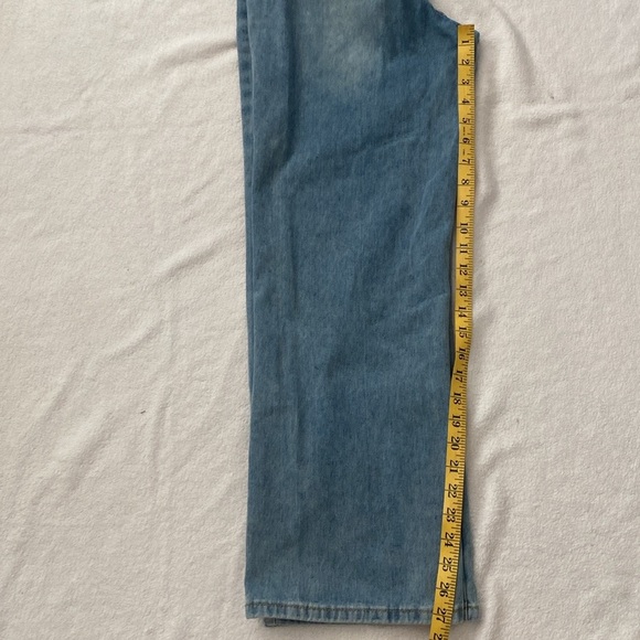 Stylish Blue Wide Leg Jeans - Picture 5 of 6